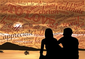 man and woman sitting