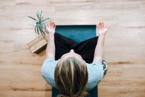 woman sitting